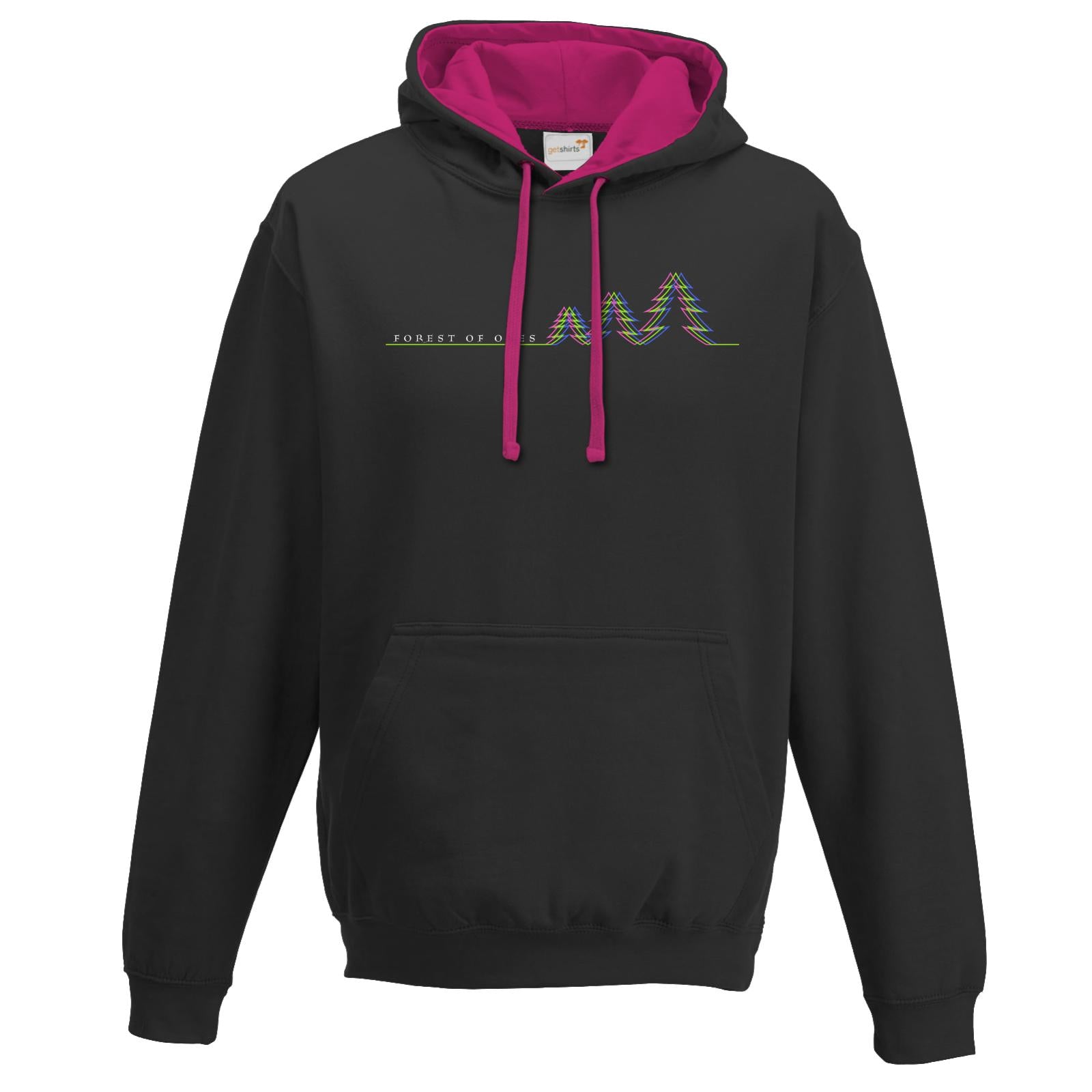 Jetblack/Hotpink, XS