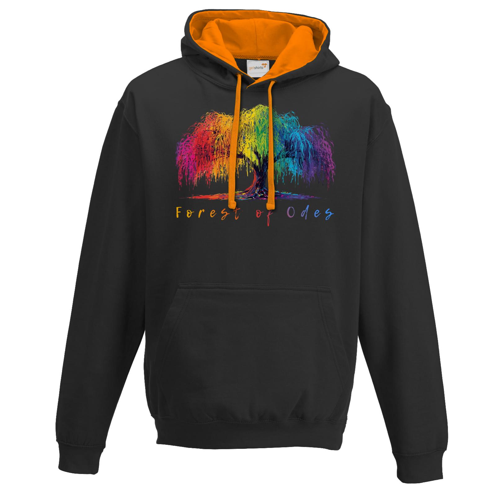 Jetblack/Orangecrush, XS